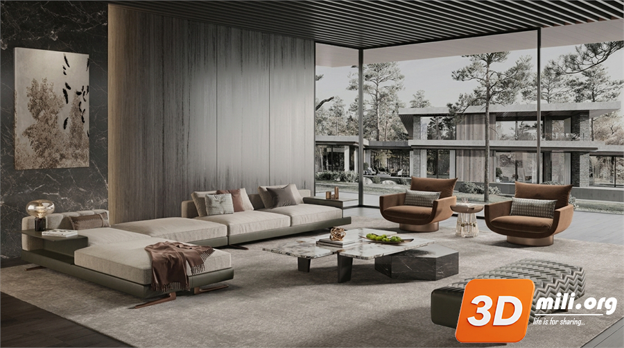 Sofa Minotti Skp Files 